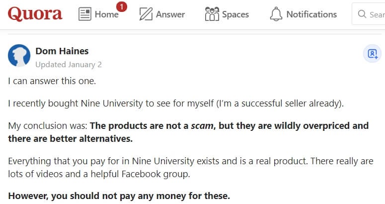 Is Kale and Taylor a Scam? Nine University Review 2020