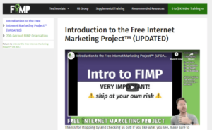 FIMP Review