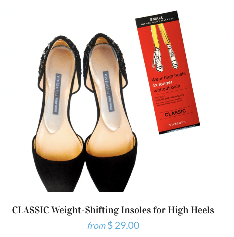 Price of Weight-Shifting Insoles for High Heels