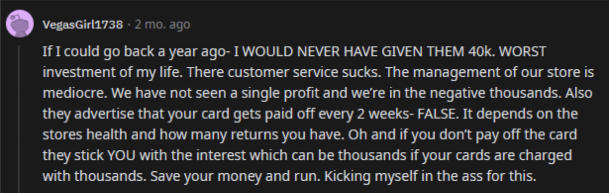 VegasGirl1738's Poor Customer Service Experience
