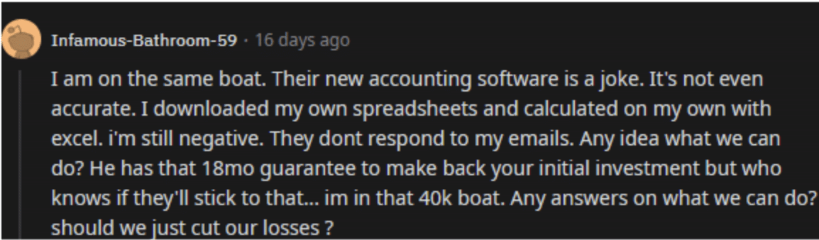 Infamous Bathroom 59's Issues With The Accounting Software