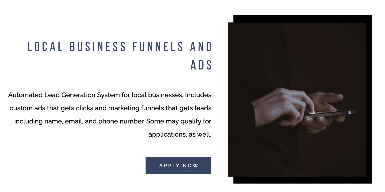 Local Business Funnels and Ads