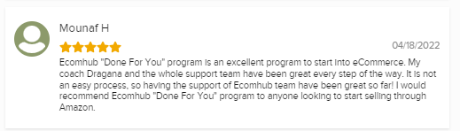 eComHub customer review 2