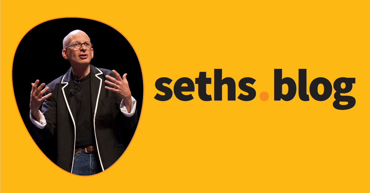 Seth Godin blog