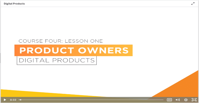 Course 4- Product Owners