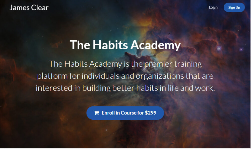 James Clear's Habits Academy