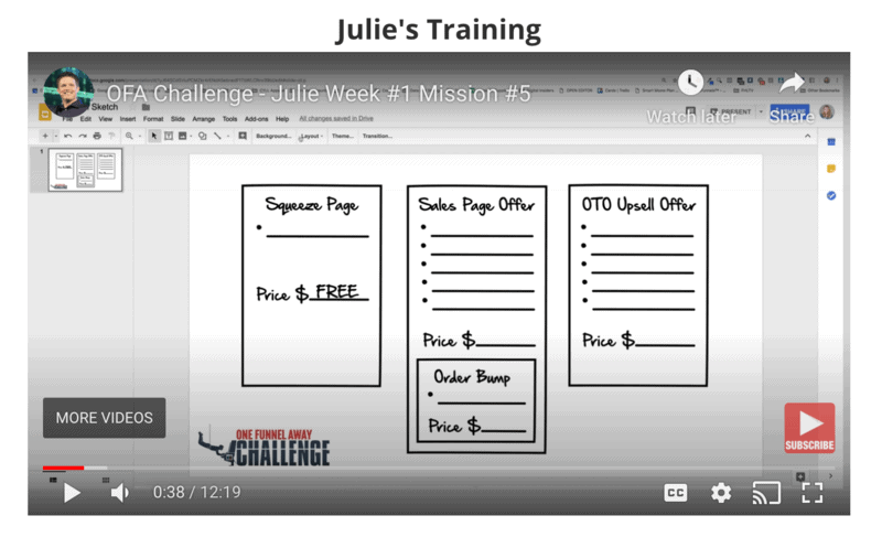 Julie-Training