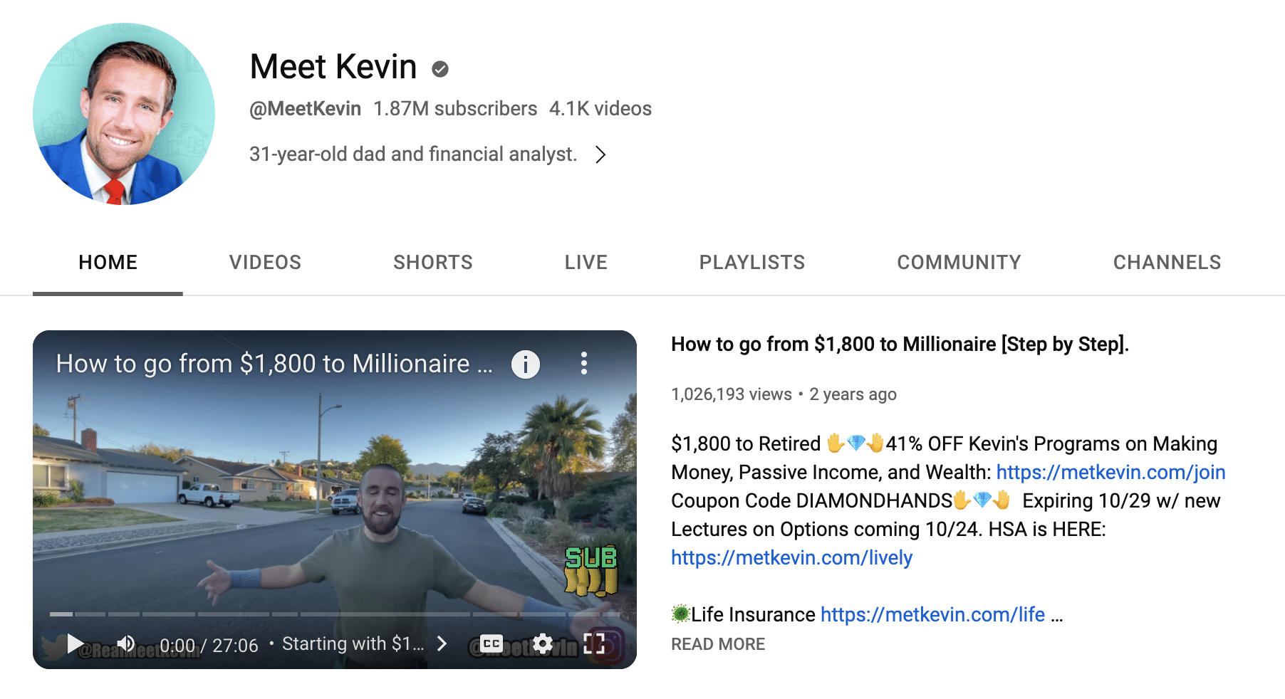 Meet Kevin youtube
