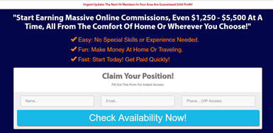 Massive Internet Profits website 2