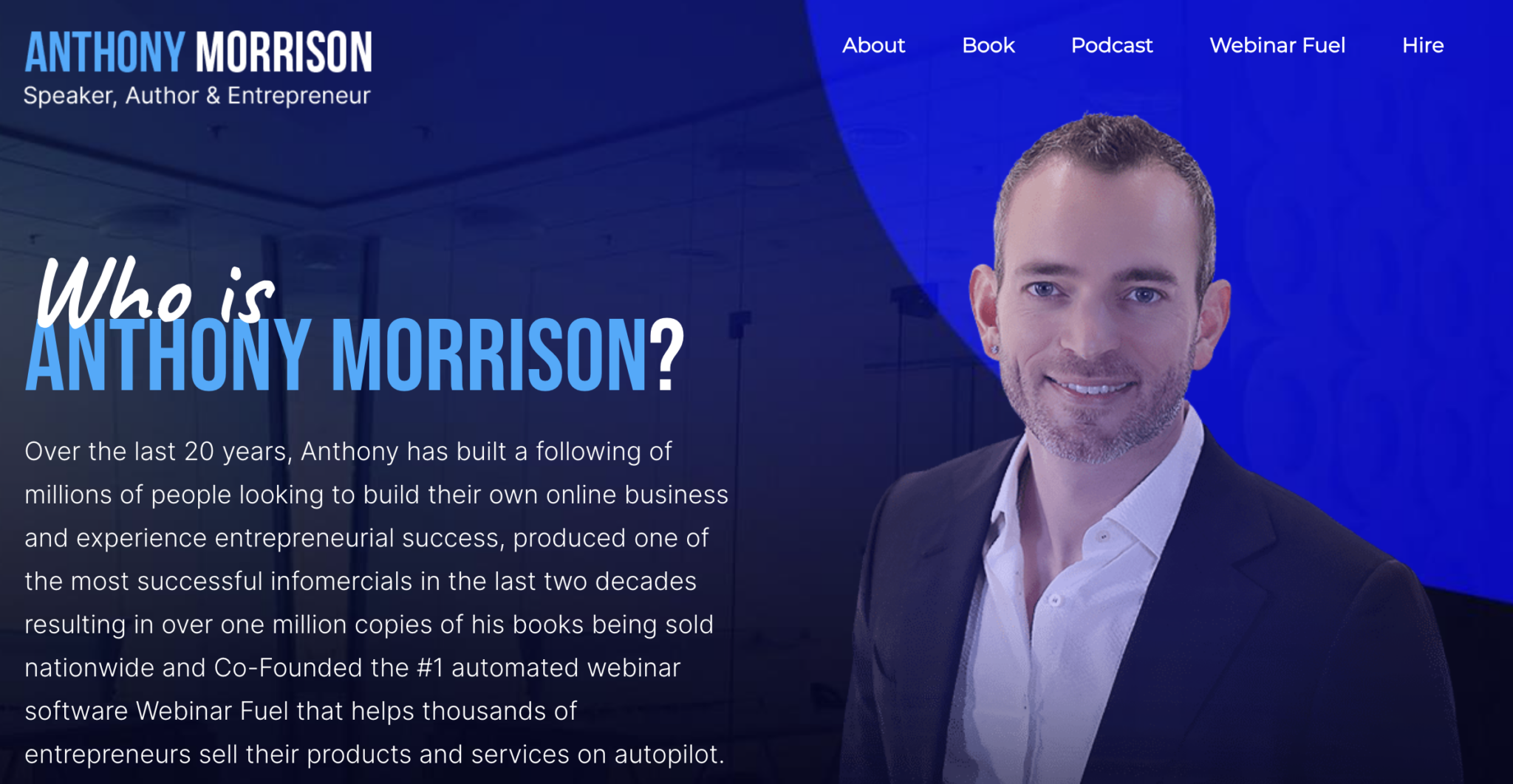How Does Anthony Morrison Help You Make Money
