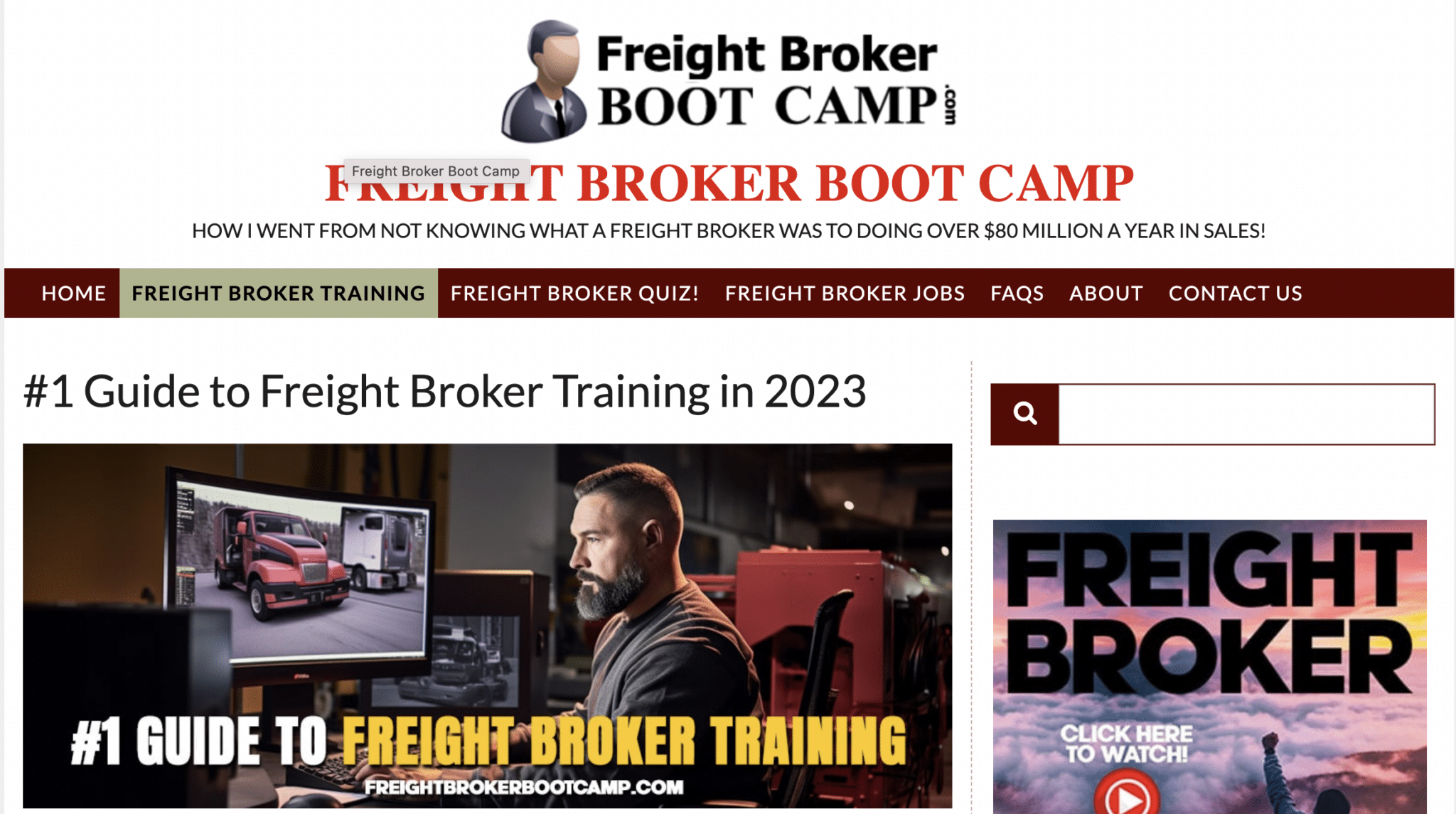 Freight Broker Boot Camp