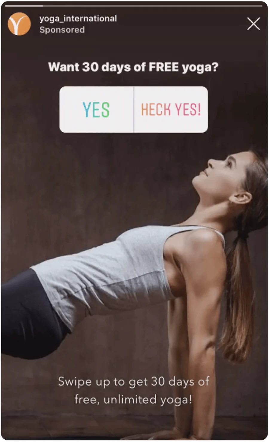Yoga International Story Ad