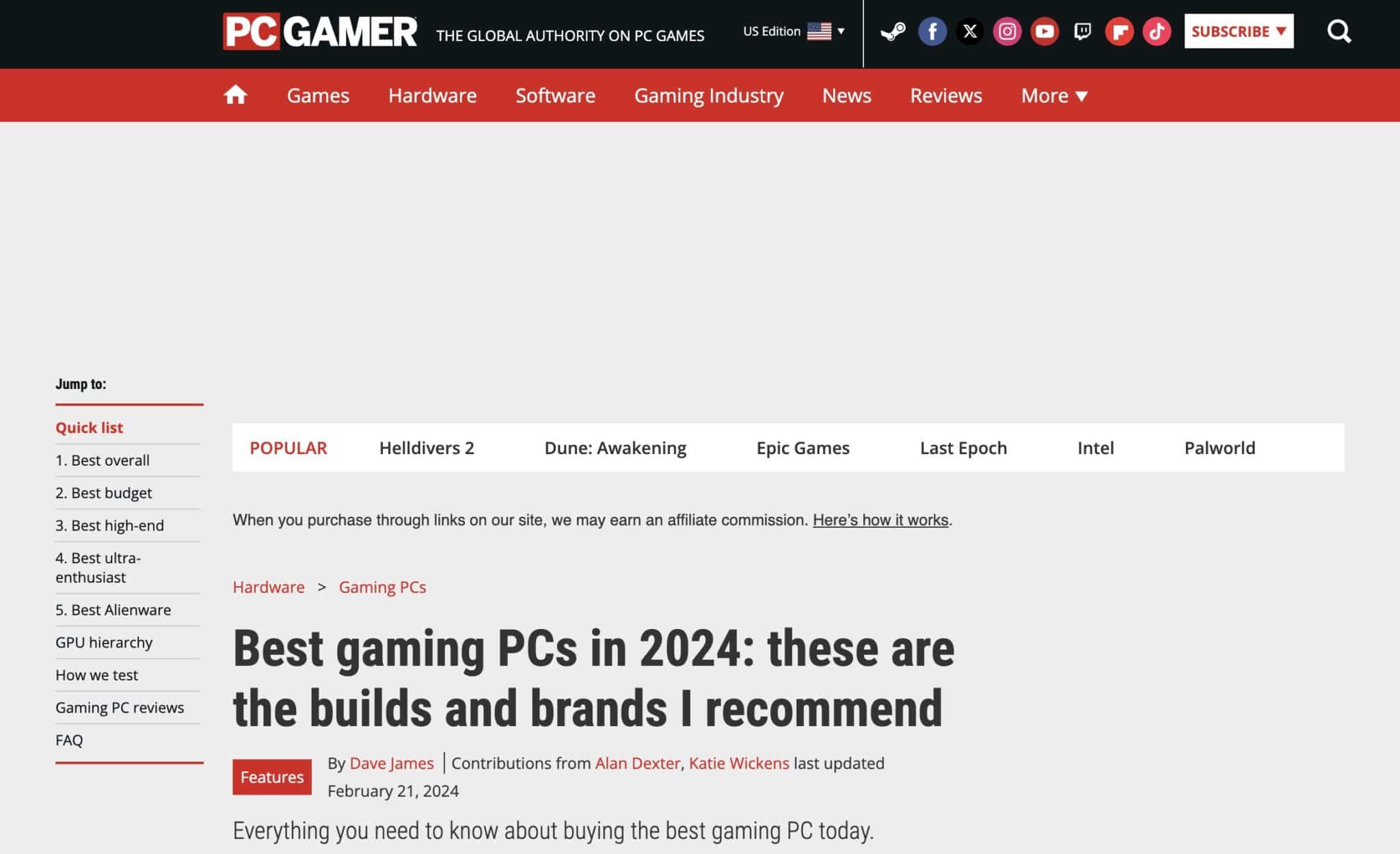 Best Gaming PCs of 2023